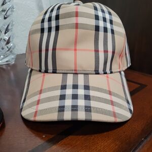 Burberry Checkered Baseball Cap